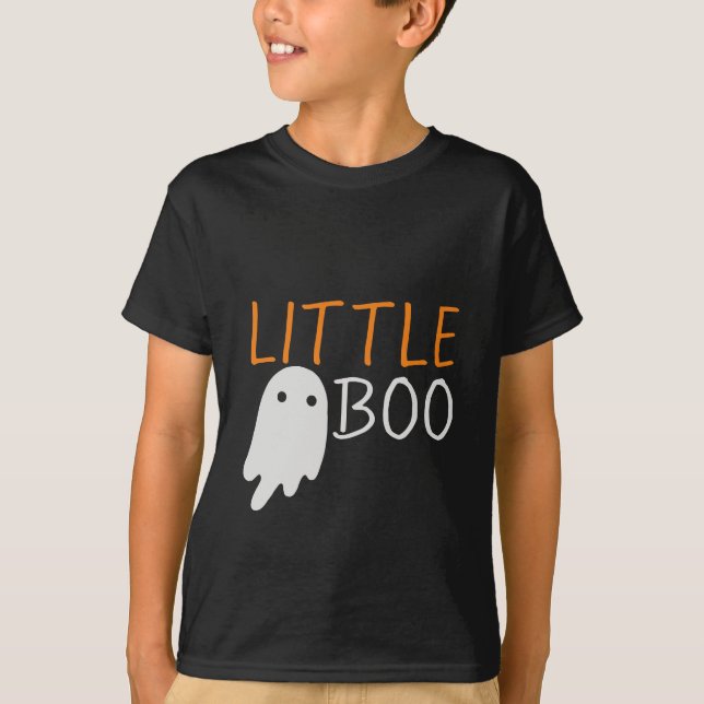 Camisa do Pequeno Boo Halloween (Frente)