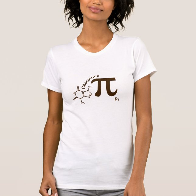 Camisa do Pi do chocolate do dia do Pi (Frente)