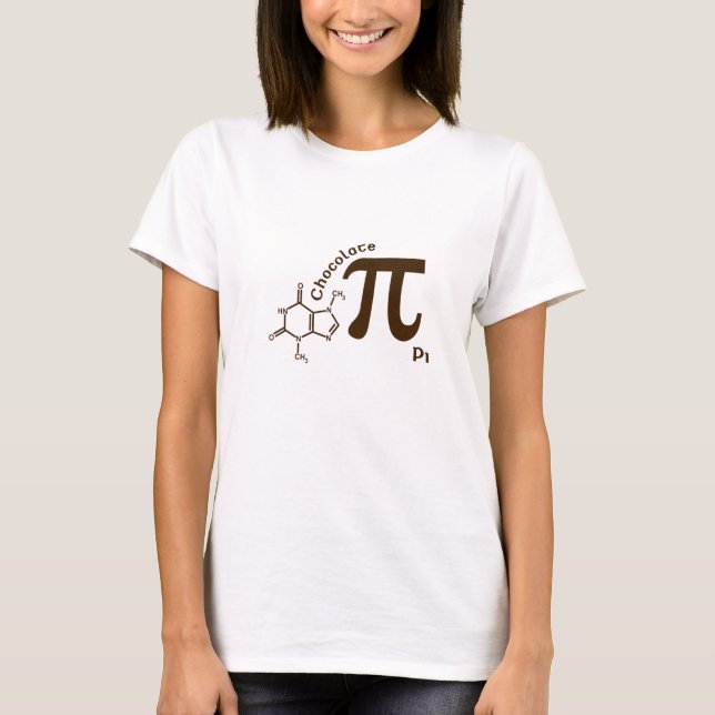 Camisa do Pi do chocolate do dia do Pi (Frente)