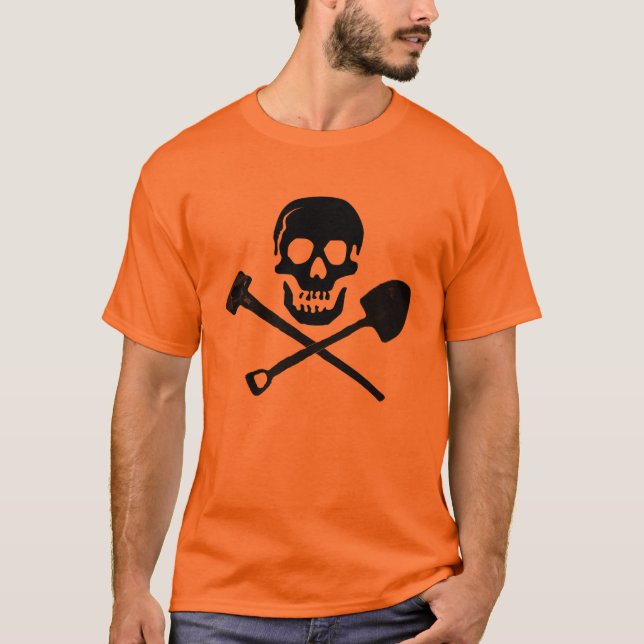 Camisa do pirata da construção (Frente)