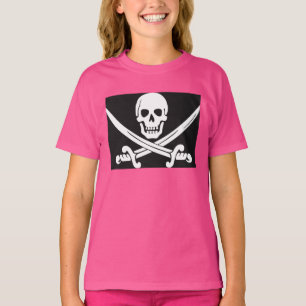 Camisa do pirata das meninas