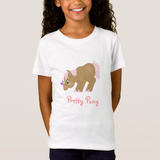 Camisa do pônei de Brown