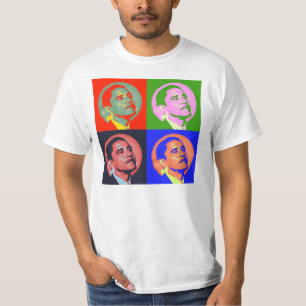 Camisa do pop art T de Barack Obama