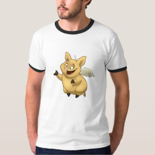 Camisa do porco do vôo