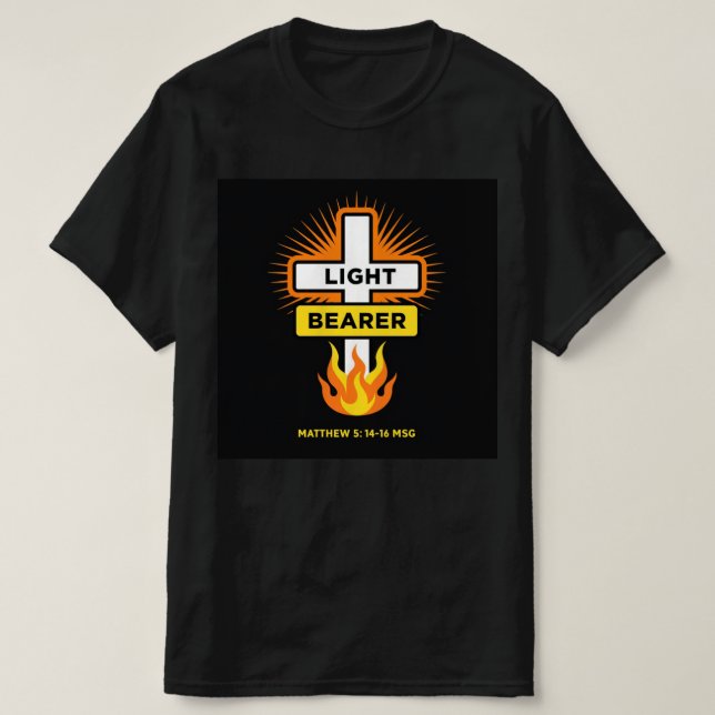 Camisa do portador claro (Frente do Design)