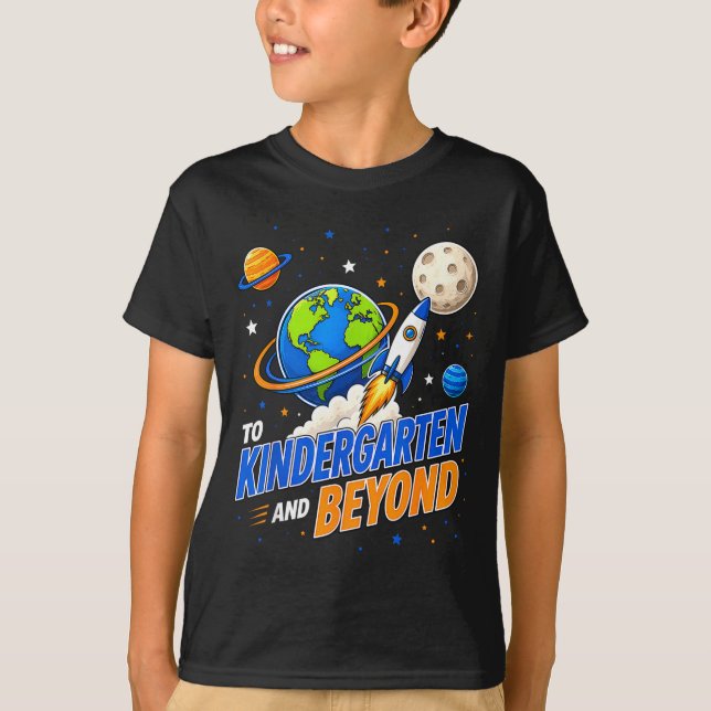Camisa do primeiro dia de jardim de infância menin (Frente)