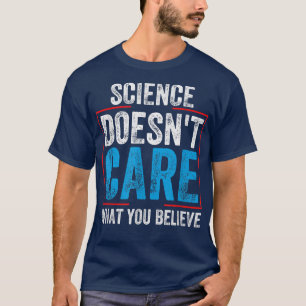 Camisa do professor de ciência A ciência não se im