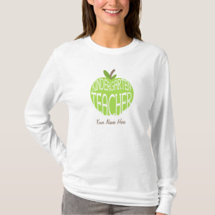 Camisa do professor de jardim de infância T -