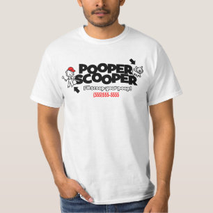 Camisa do promocional de negócios do Pooper Scoope