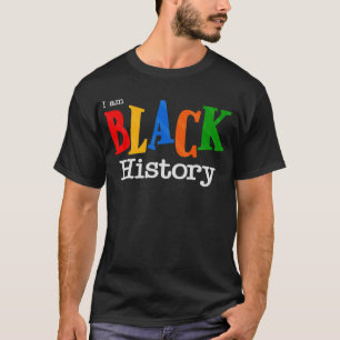Camisa do Punho da História Negra Vintage para Mul