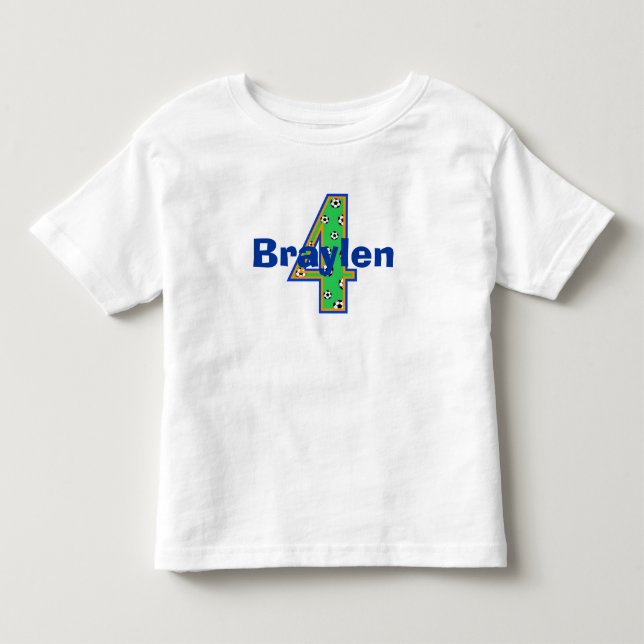 Camisa do quarto aniversário do futebol (Frente)