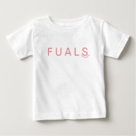 Camisa do raglan do bebê do ALS do ALS F U de FU