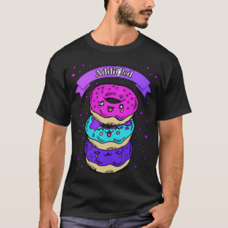 Camisa do rapaz da camioneta de pastelaria viciada