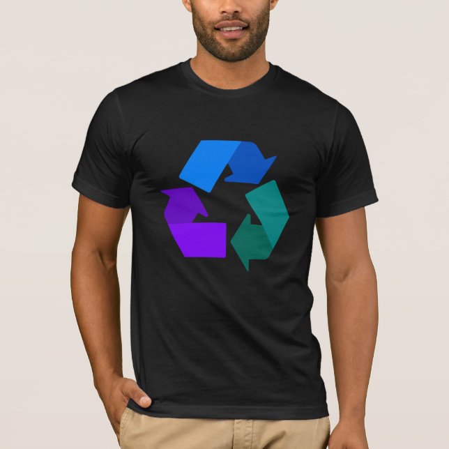 camisa do reciclar (Frente)