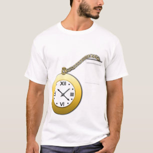 Camisa do relógio de bolso T