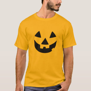 Camisa do rosto da abóbora - Teto Gráfico de Queda