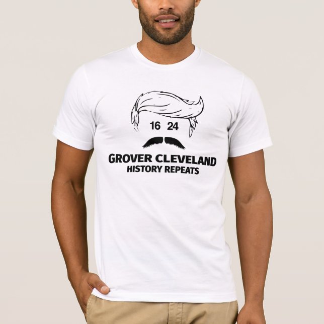 Camisa do rosto do Grover Cleveland (Frente)