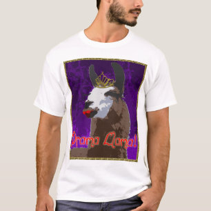 Camisa do roxo do lama do drama
