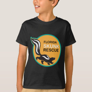 Camisa do salvamento da jaritataca de Florida