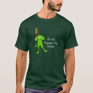 Camisa do sapo e do desdobrável