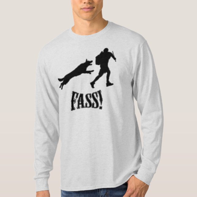camisa do schutzhund dos fass (Frente)