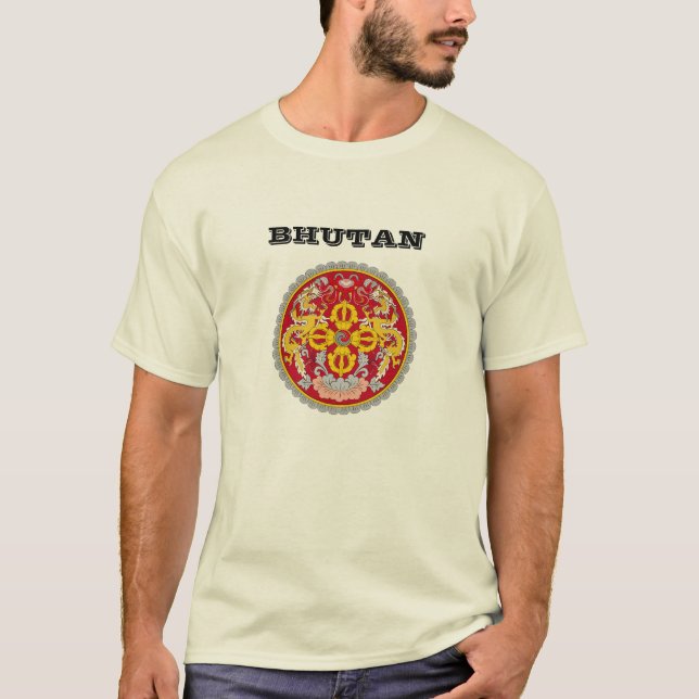 Camisa do selo de BHUTAN (Frente)