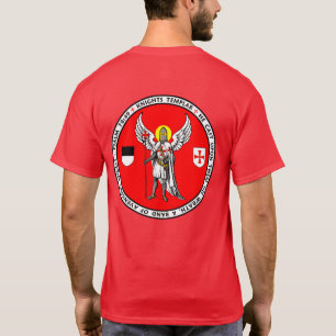 Camisa do selo do anjo-da-guarda de Templar dos