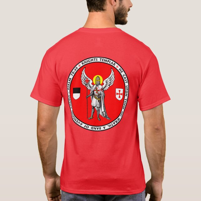 Camisa do selo do anjo-da-guarda de Templar dos (Verso)