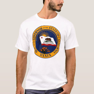 Camisa do selo do governador de Califórnia