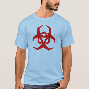 Camisa do símbolo do perigo de Malware