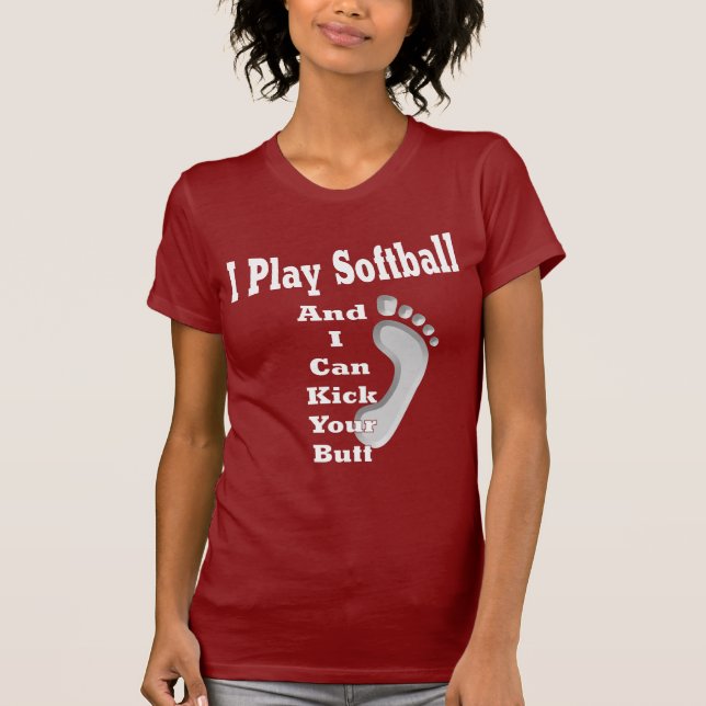 Camisa do softball T - softball do jogo de I… (Frente)