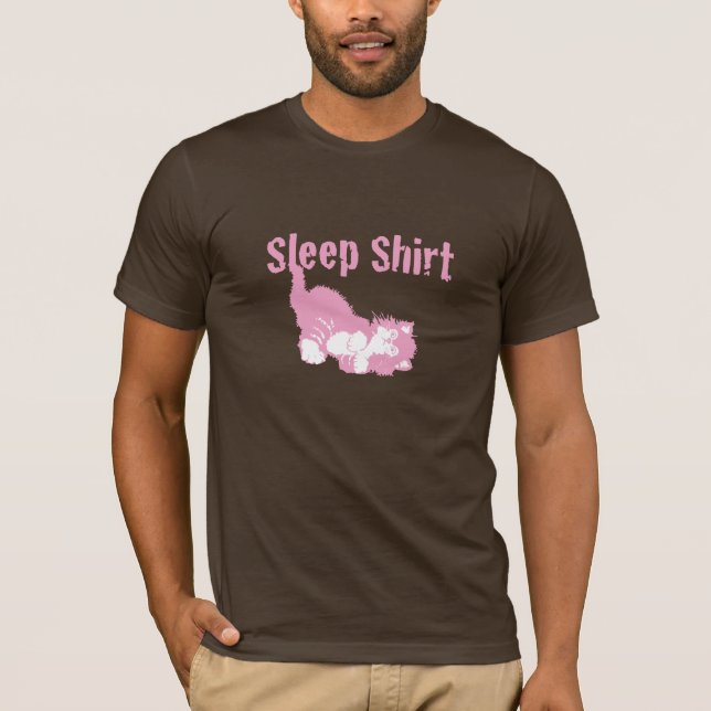 Camisa do Sono a Rosa (Frente)