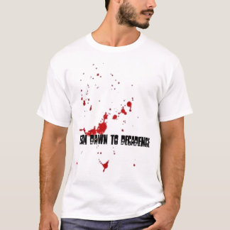 Camisa do Splatter do sangue