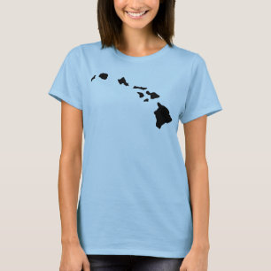 camisa do t da mulher de Havaí