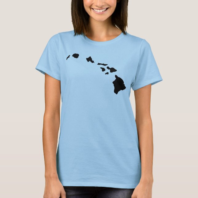camisa do t da mulher de Havaí (Frente)