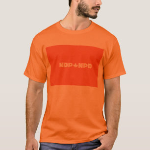 Camisa do T dos homens de NDP