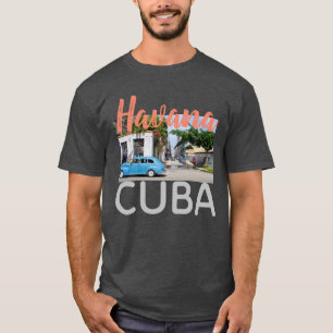 Camisa do táxi de Havana Cuba em letras