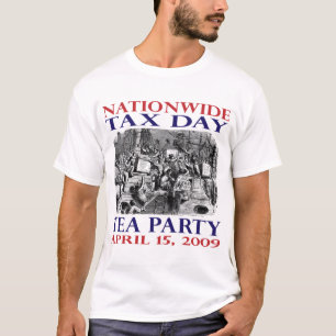 Camisa do tea party de Boston - homens