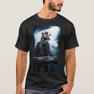 Camisa do Tecladista Zebra Synthwave