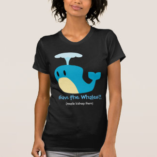 Camisa do texto da baleia