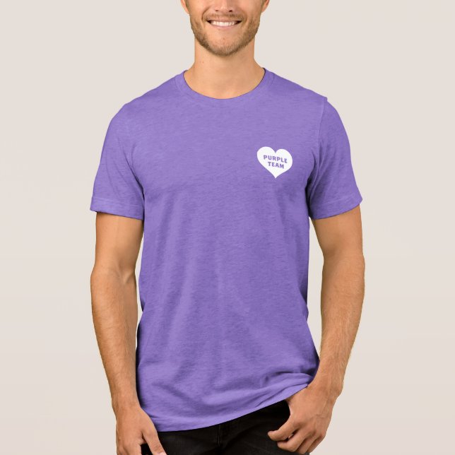 Camisa do Time Roxo da Guerra de Cores (Frente)