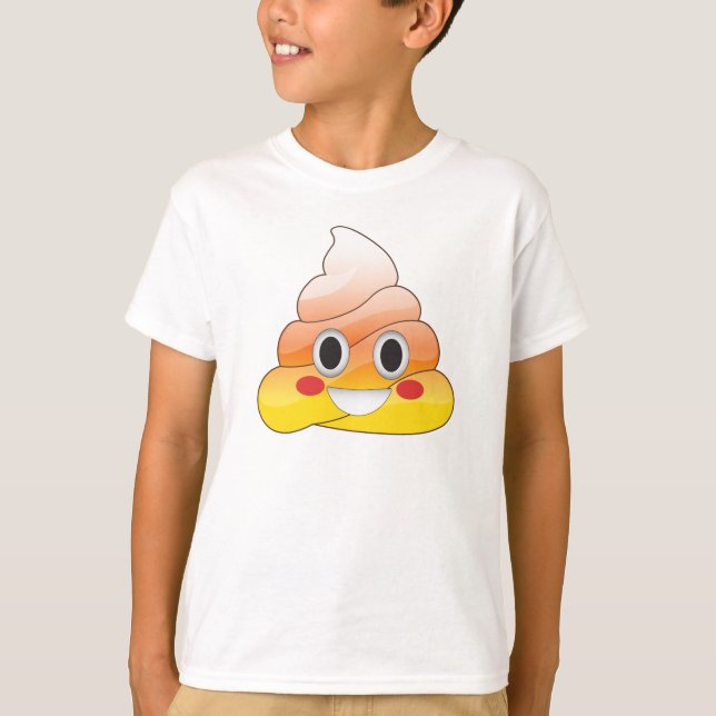 Camisa do tombadilho de Emoji do milho de doces do (Frente)