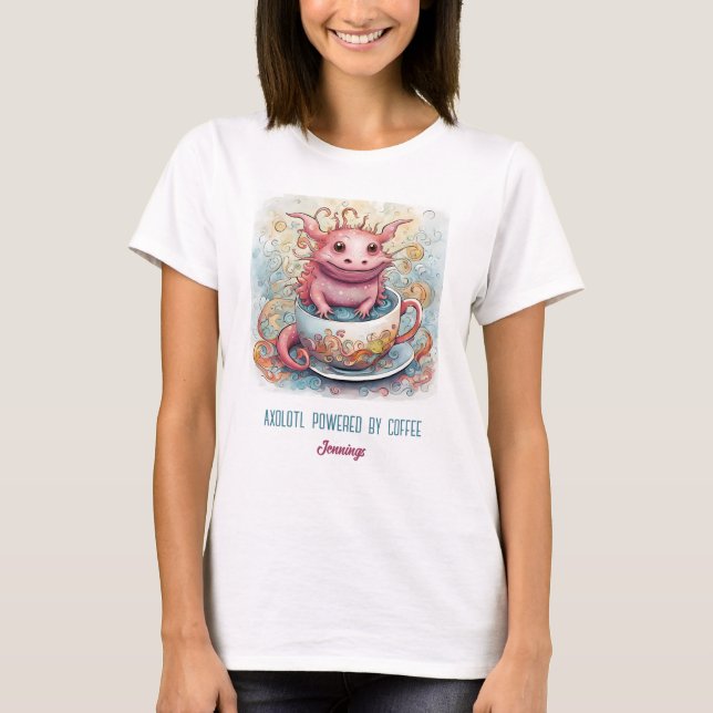 Camisa do topo do Axolotl bonito (Frente)