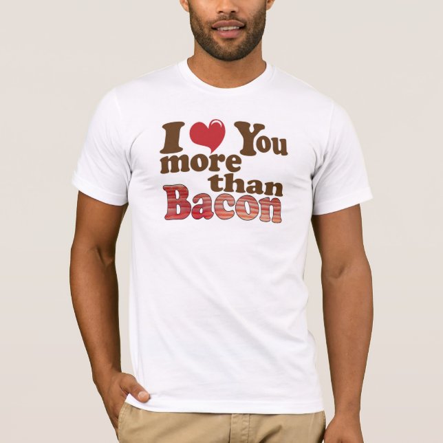 Camisa do touro de bacon (Frente)