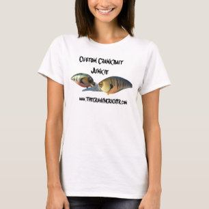 Camisa do toxicómano do crankbait da menina