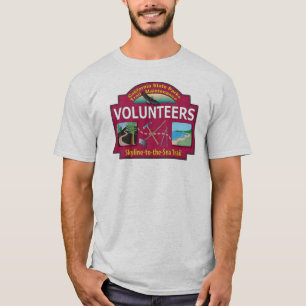 Camisa do trabalho do voluntário da fuga do STS
