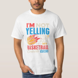 Camisa do treinador de basquetebol