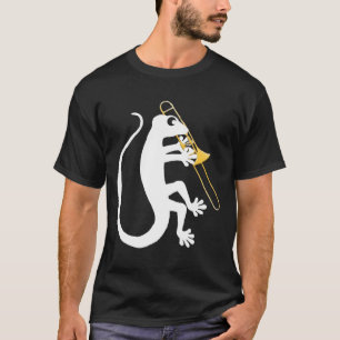 Camisa do Trombone do geco (camisas escuras)