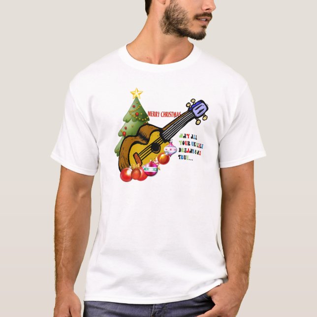 Camisa do Ukulele do Natal (Frente)