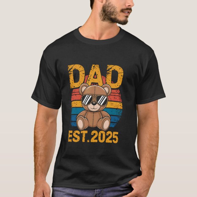 Camisa do Ursinho PAI EST. 2025 Presentes Esperand (Frente)
